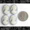 Vintage Style Wedgewood Blue Feminine Profile 18mm x 25mm Resin Cameos - Set of Four - CAM13